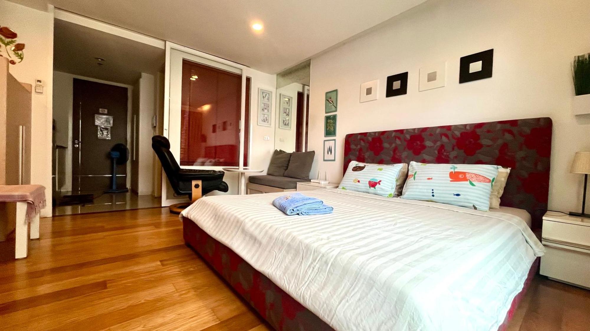 Cozy Studio Walk To Bts Free Wi-Fi Great Location Banguecoque Exterior foto