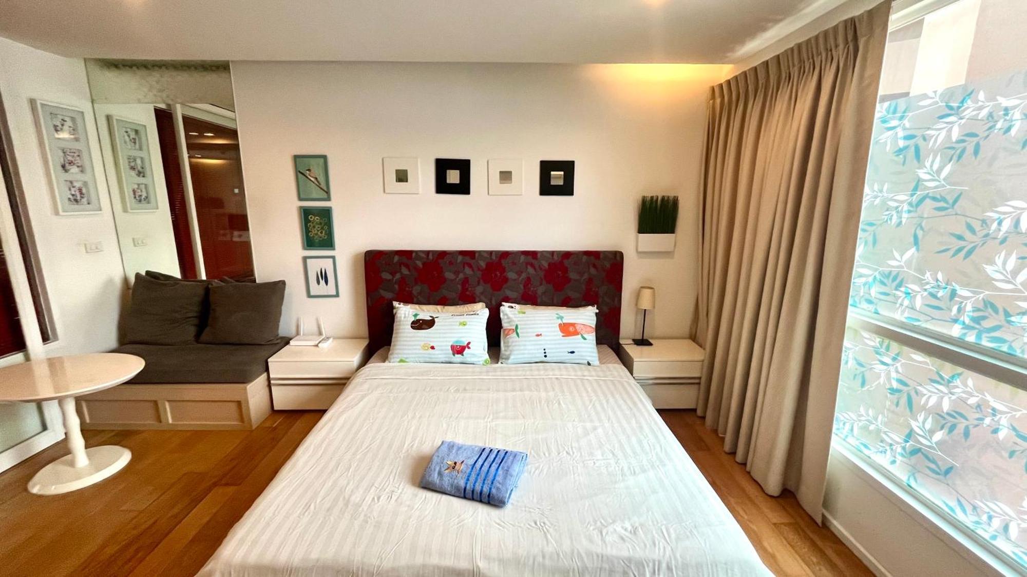 Cozy Studio Walk To Bts Free Wi-Fi Great Location Banguecoque Exterior foto
